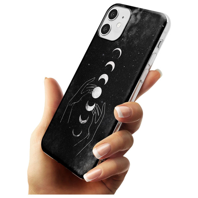 Moon Phases and Hands Slim TPU Phone Case for iPhone 11