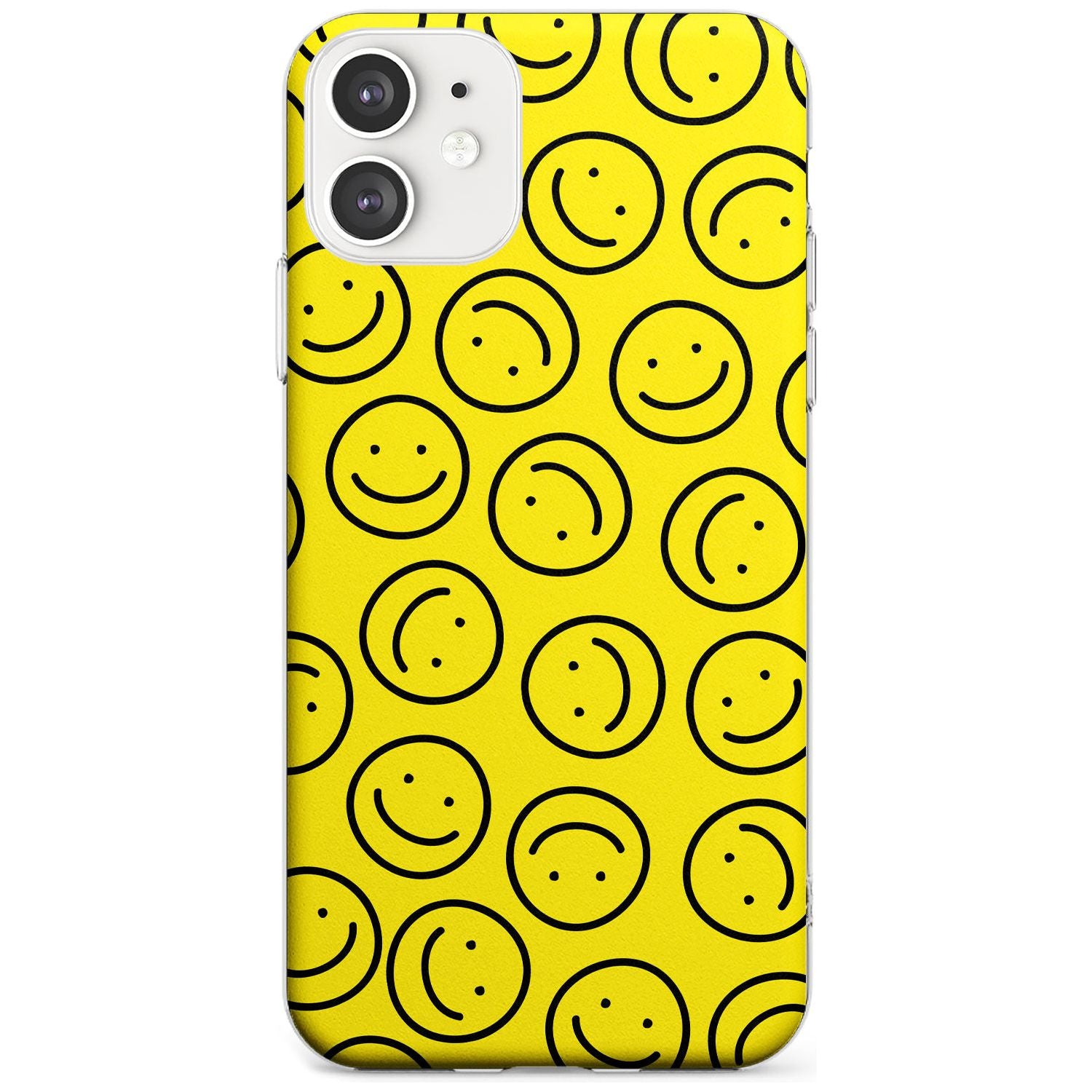 Happy Face Pattern iPhone Case  Slim Case Phone Case - Case Warehouse