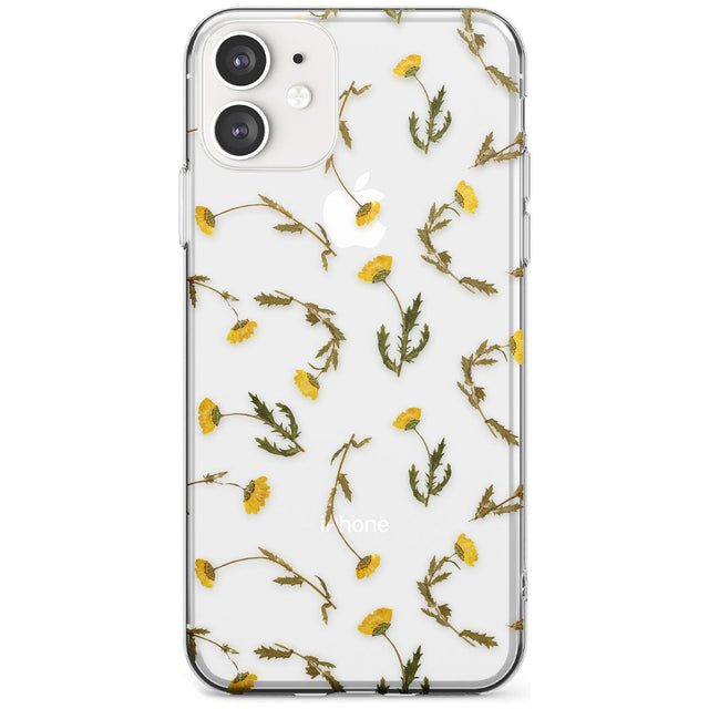 Long Stemmed Wildflowers - Dried Flower-Inspired Slim TPU Phone Case for iPhone 11