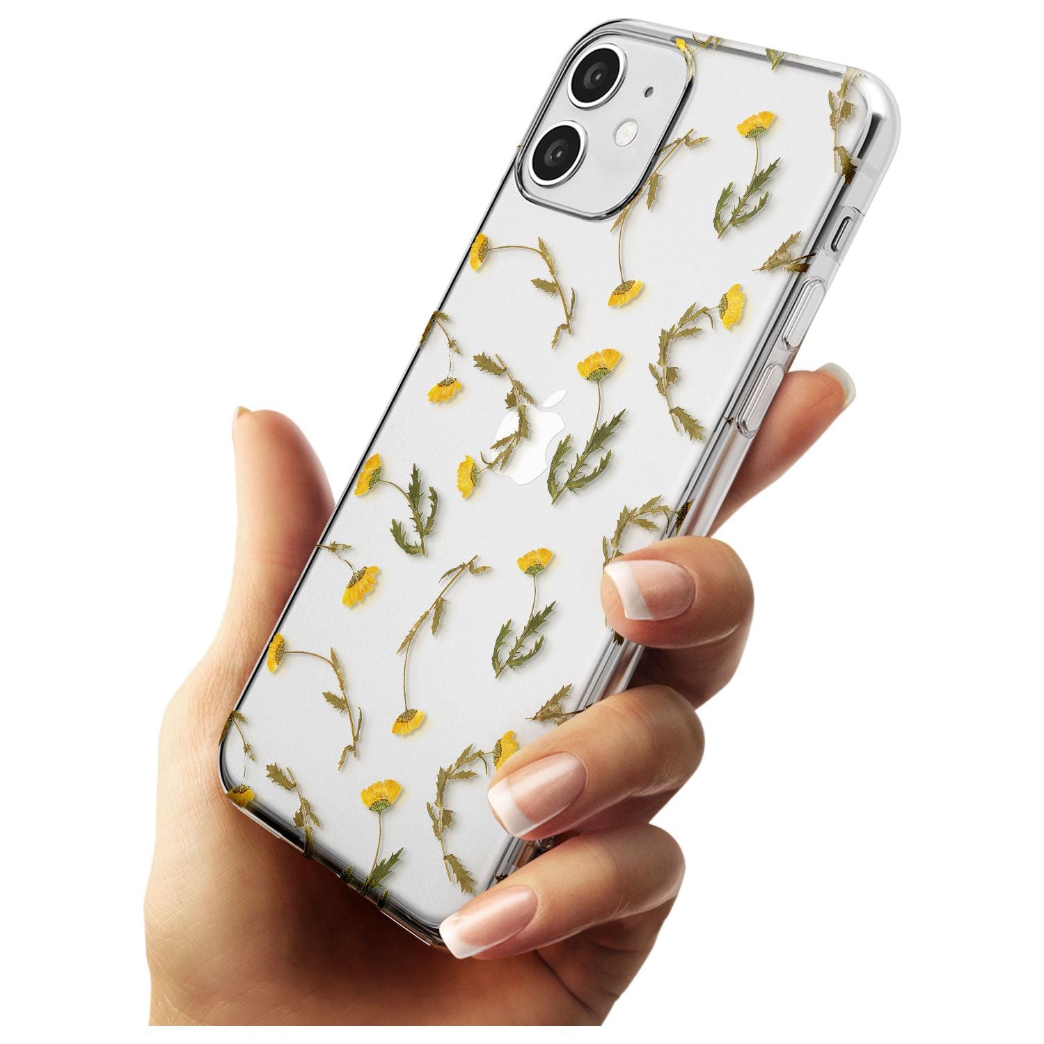 Long Stemmed Wildflowers - Dried Flower-Inspired Slim TPU Phone Case for iPhone 11