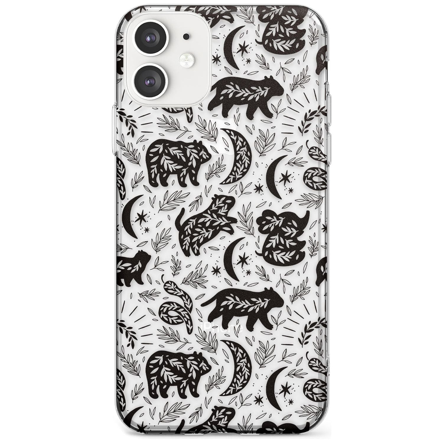 Leafy Bears Slim TPU Phone Case for iPhone 11