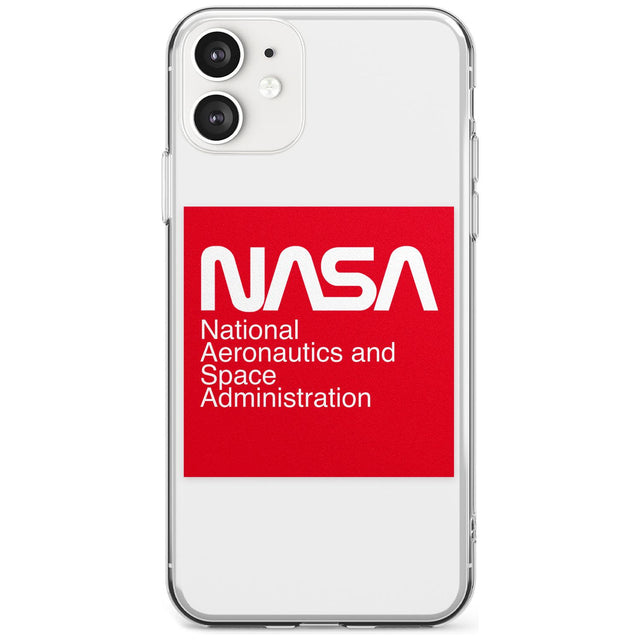 NASA The Worm Box Slim TPU Phone Case for iPhone 11