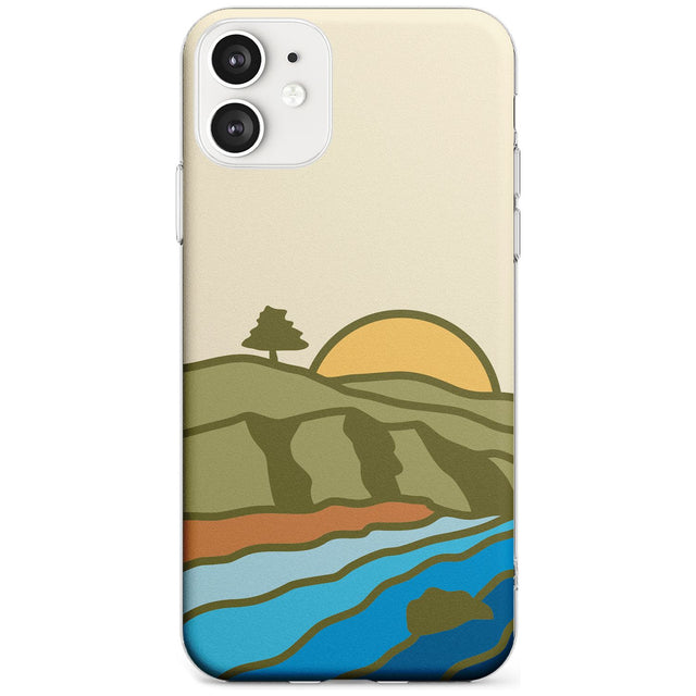 North Sunset Black Impact Phone Case for iPhone 11