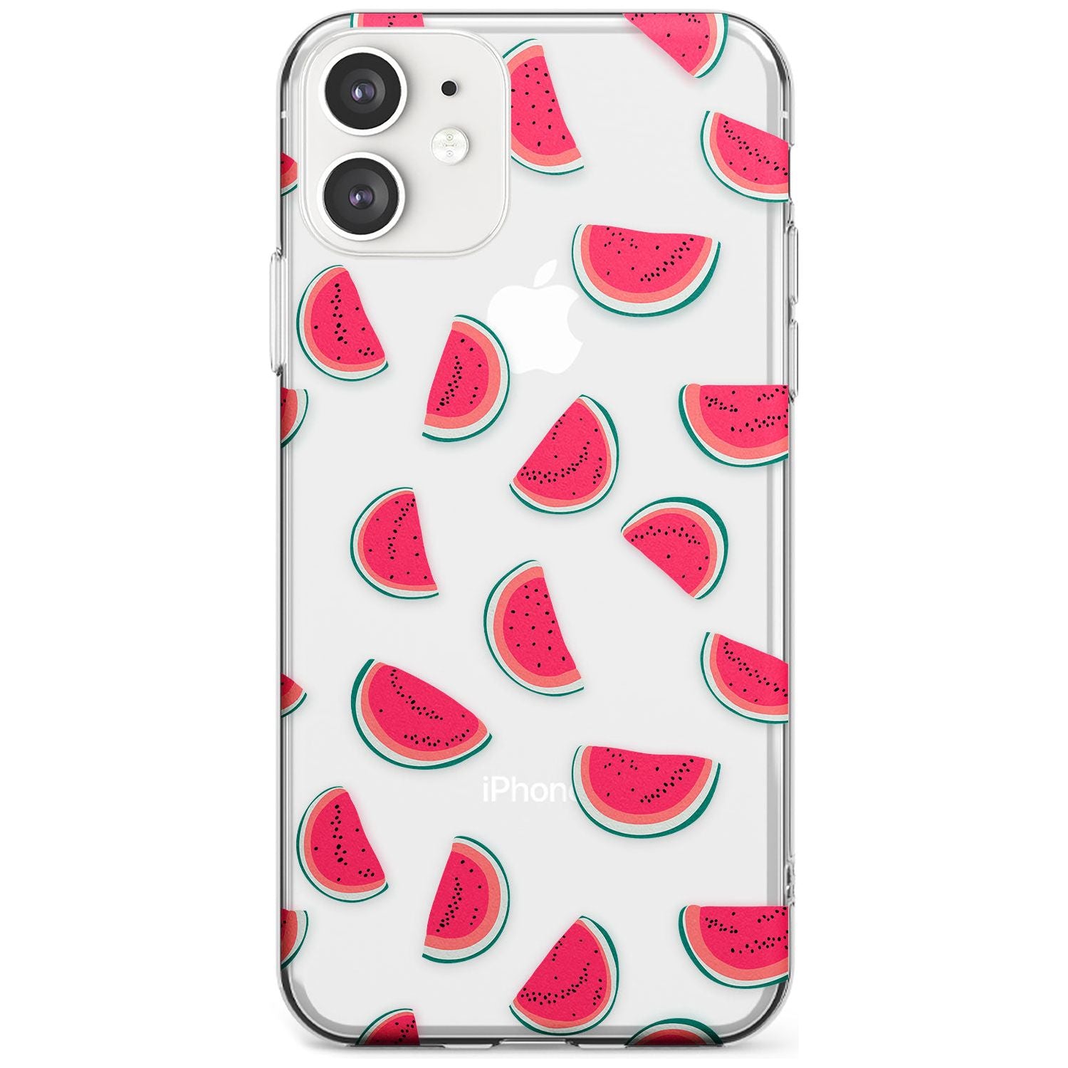 Watermelon Slices - Clear iPhone Case  Slim Case Phone Case - Case Warehouse