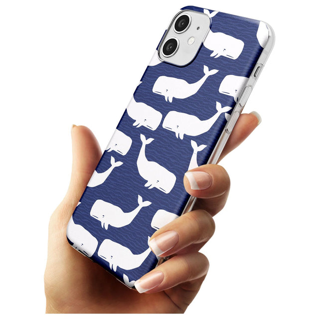 Cute Whales  Black Impact Phone Case for iPhone 11