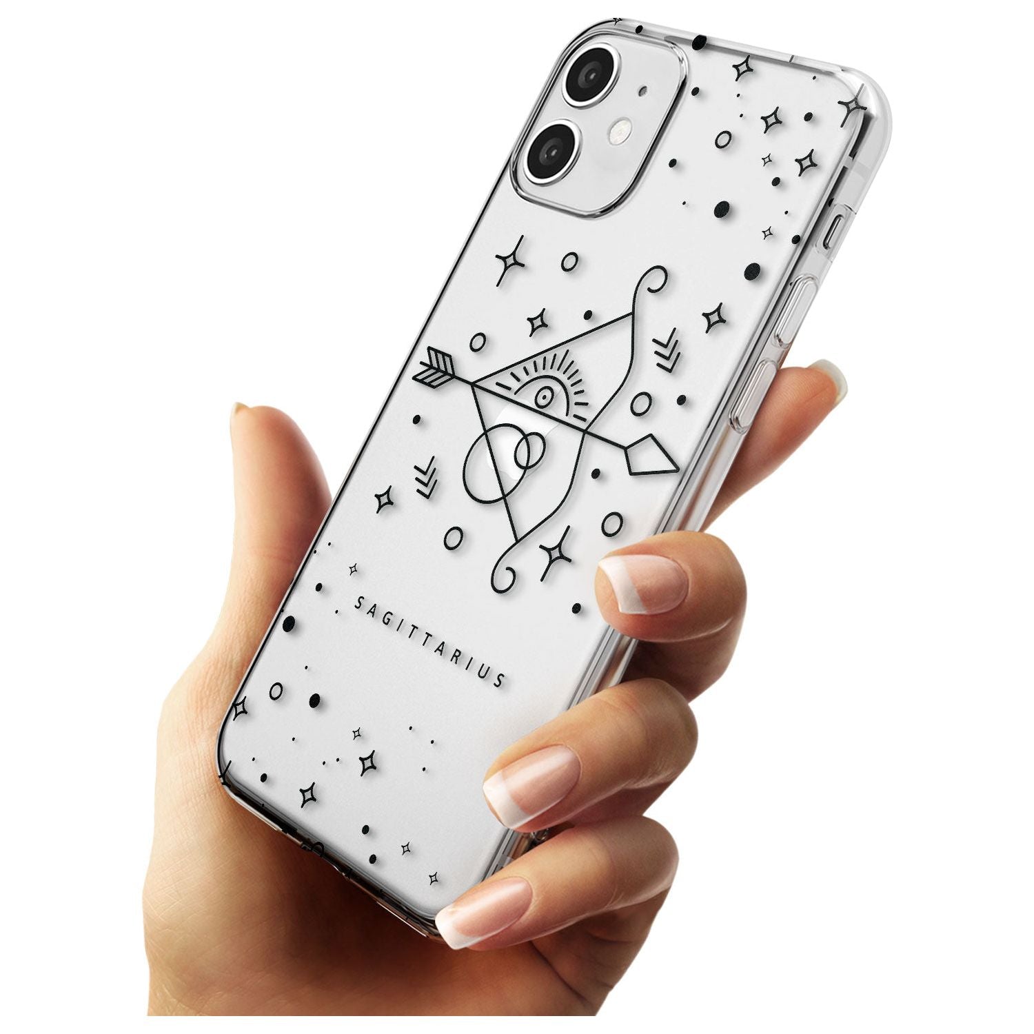 Sagittarius Emblem - Transparent Design Slim TPU Phone Case for iPhone 11