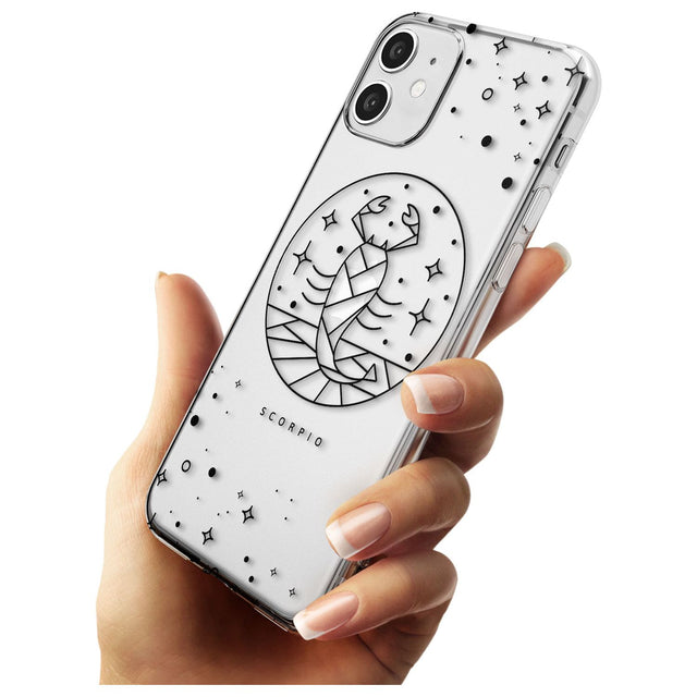 Scorpio Emblem - Transparent Design Slim TPU Phone Case for iPhone 11