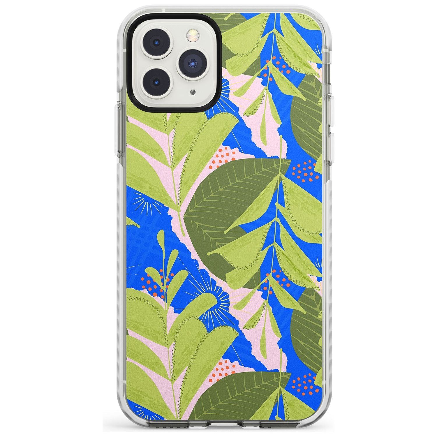 Fern Leaves Abstract Pattern iPhone Case  Impact Case Phone Case - Case Warehouse