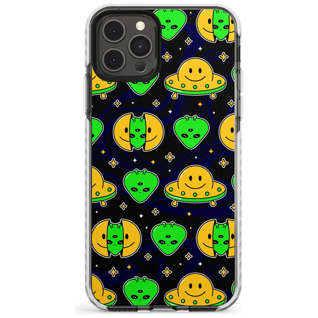 Alien Head Pattern Impact Phone Case for iPhone 11 Pro Max