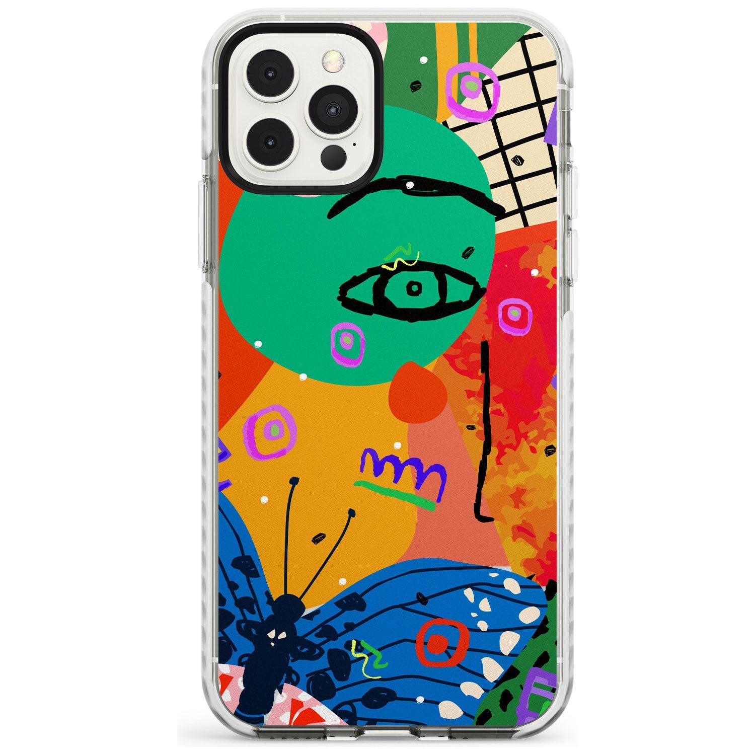 Abstract Butterfly Slim TPU Phone Case for iPhone 11 Pro Max