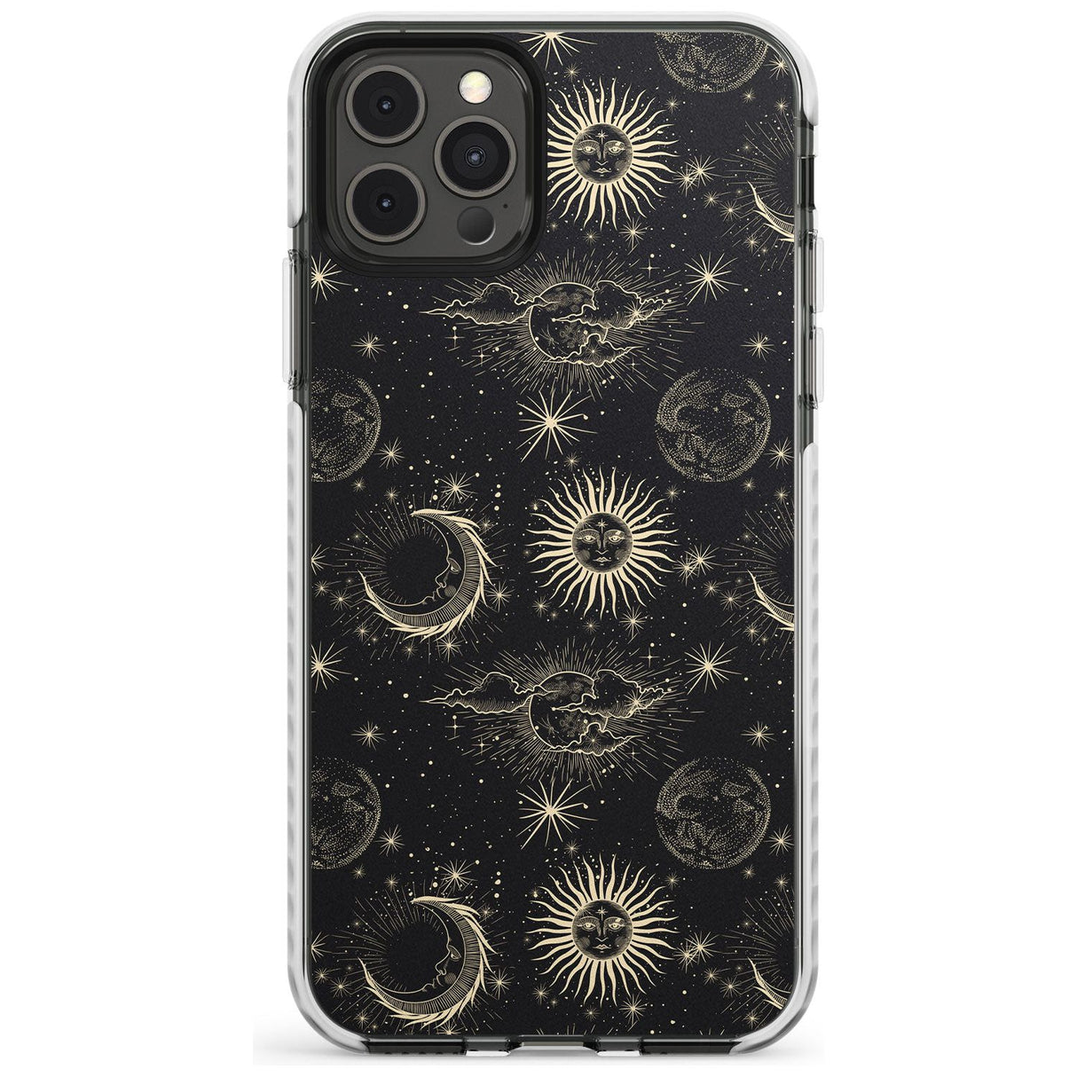 Large Suns, Moons & Clouds Slim TPU Phone Case for iPhone 11 Pro Max