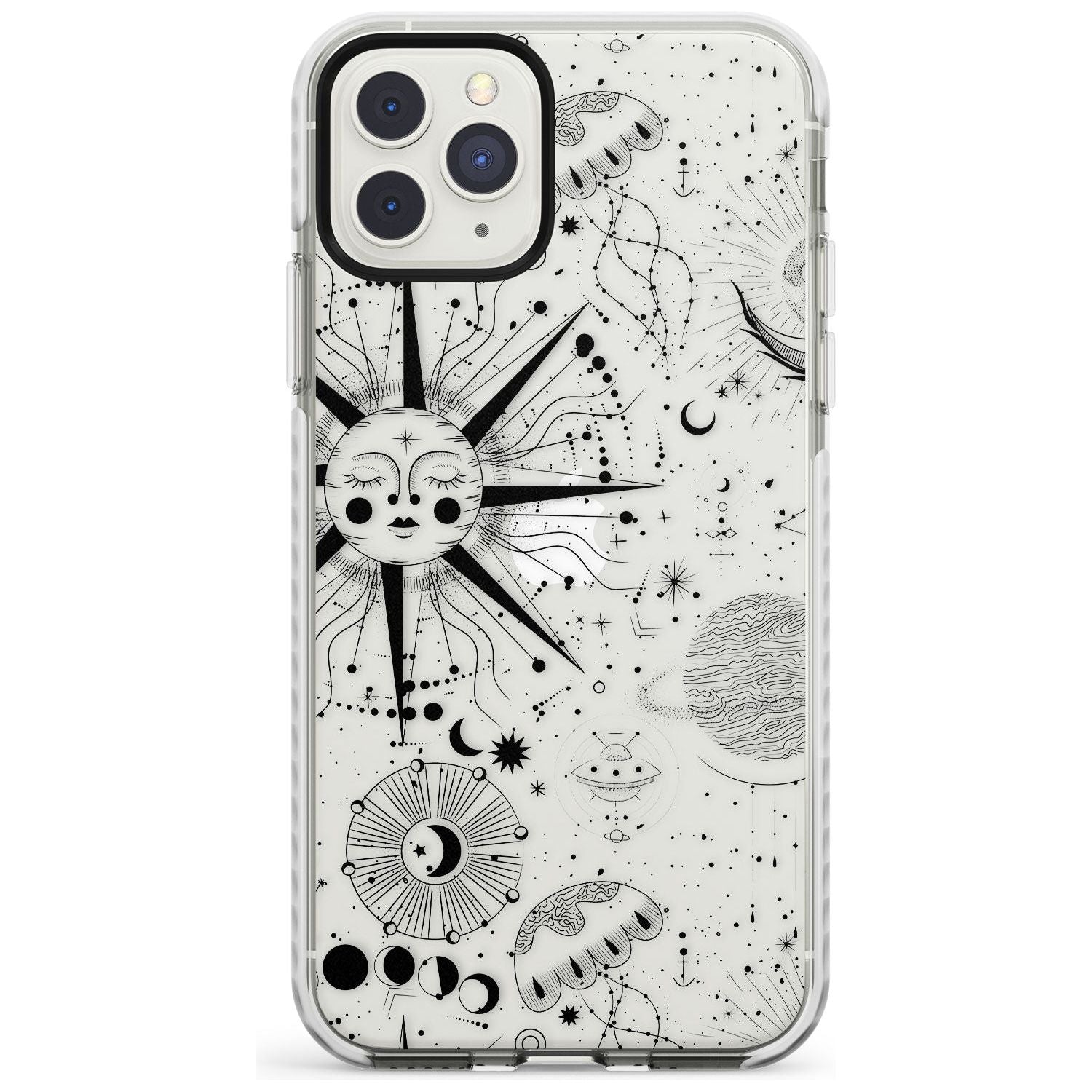 Large Sun Vintage Astrological Impact Phone Case for iPhone 11 Pro Max