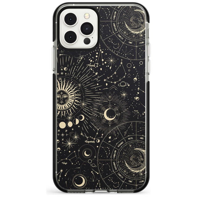 Suns & Zodiac Charts Pink Fade Impact Phone Case for iPhone 11
