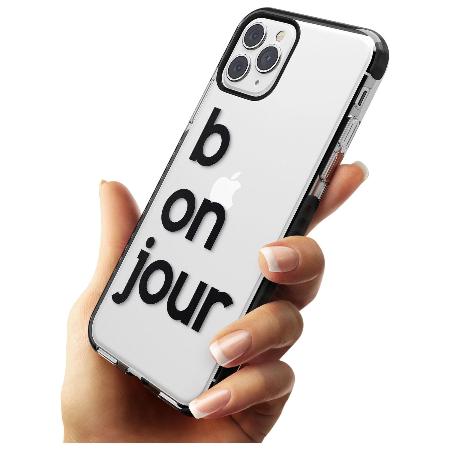 Bonjour Pink Fade Impact Phone Case for iPhone 11