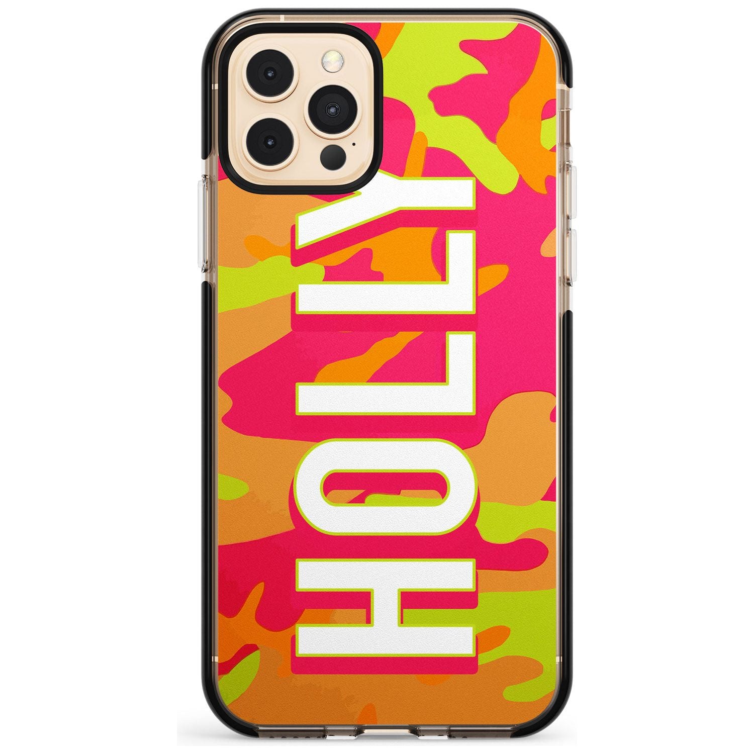 Colourful Neon Camo Pink Fade Impact Phone Case for iPhone 11