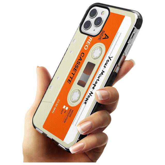 Classic Cassette Pink Fade Impact Phone Case for iPhone 11
