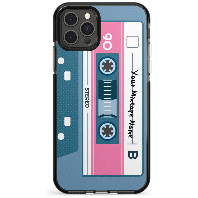 Retro Mixtape Pink Fade Impact Phone Case for iPhone 11