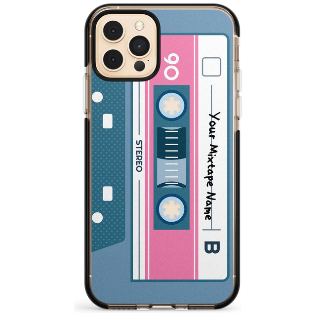 Retro Mixtape Pink Fade Impact Phone Case for iPhone 11
