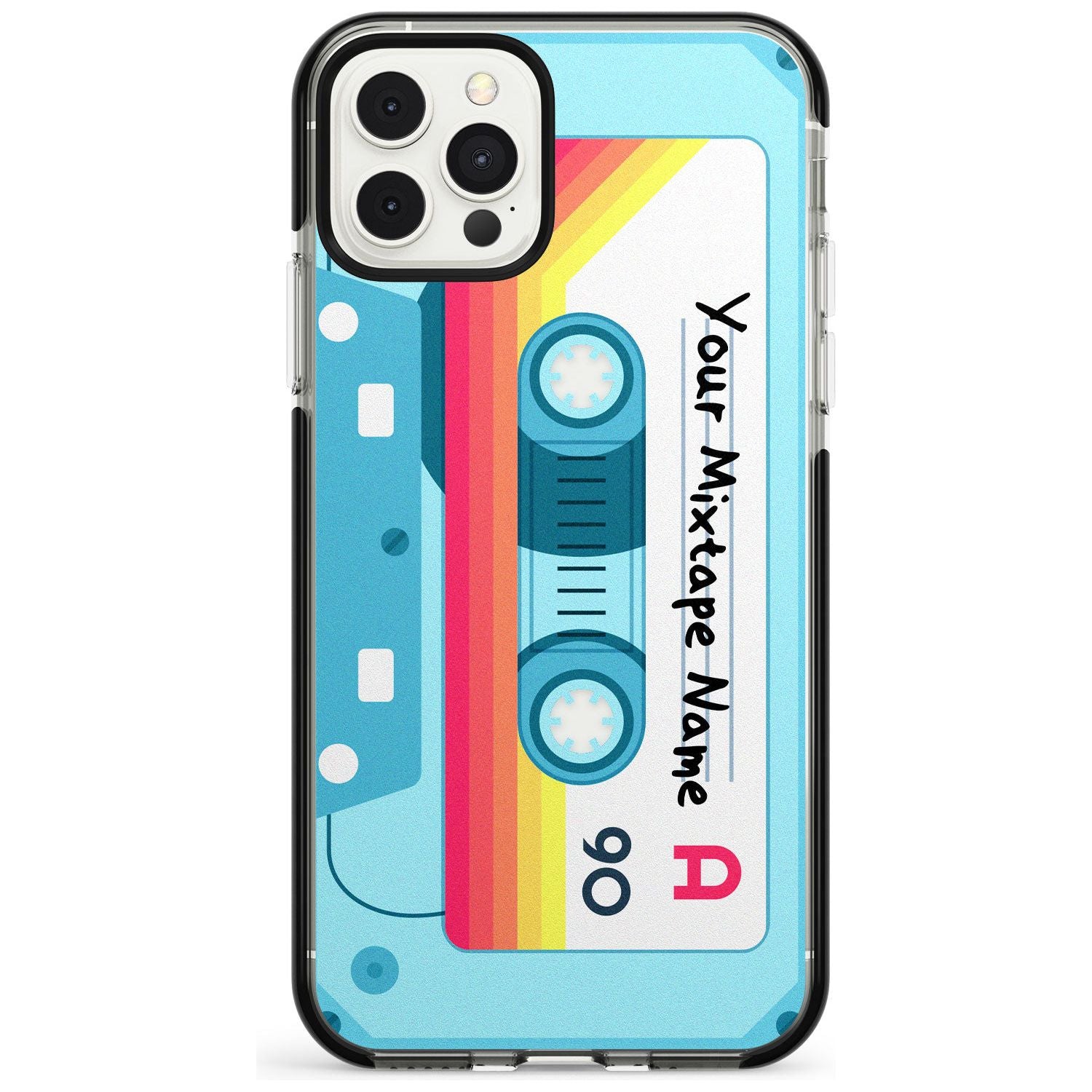 Sporty Cassette Pink Fade Impact Phone Case for iPhone 11