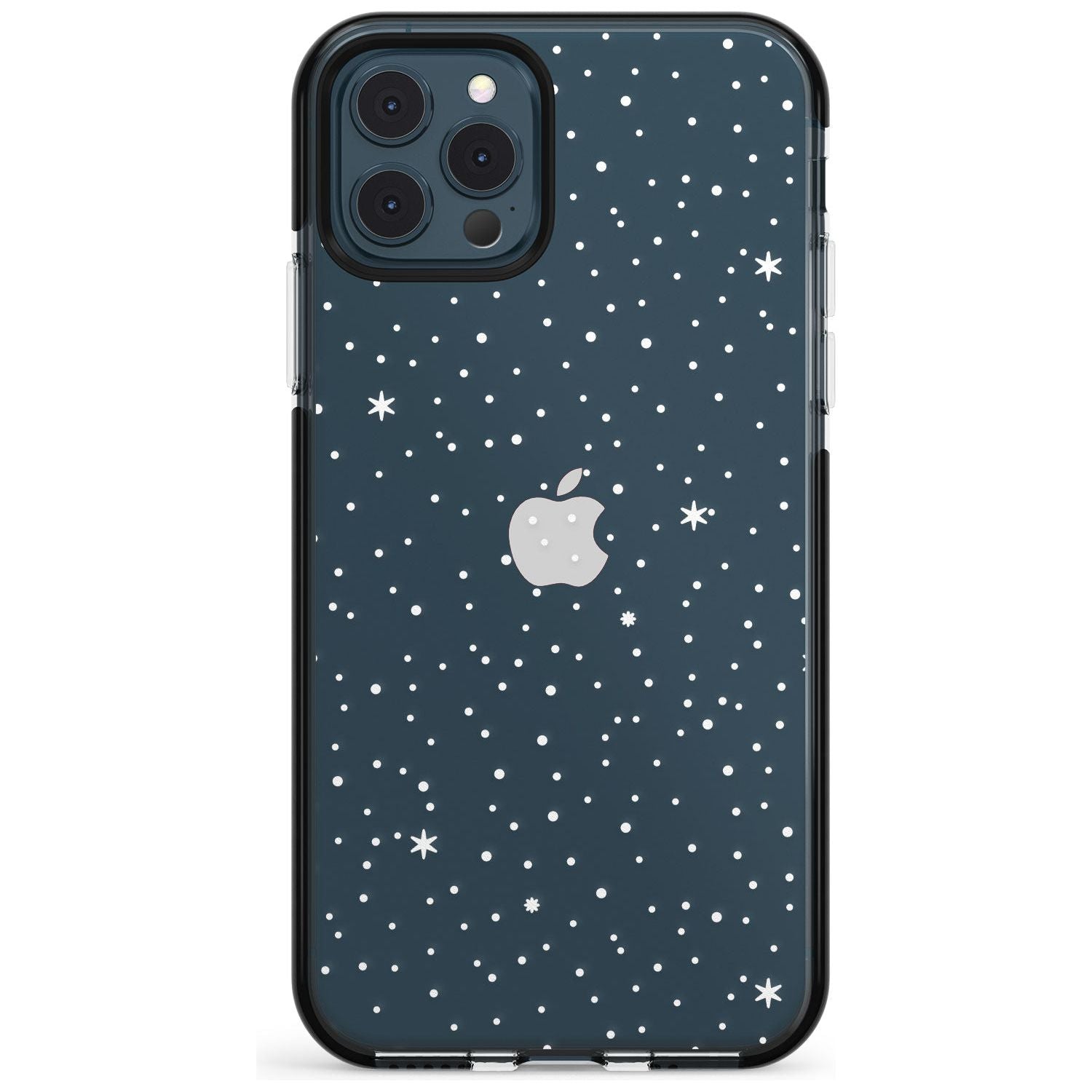 Celestial Starry Sky White Pink Fade Impact Phone Case for iPhone 11