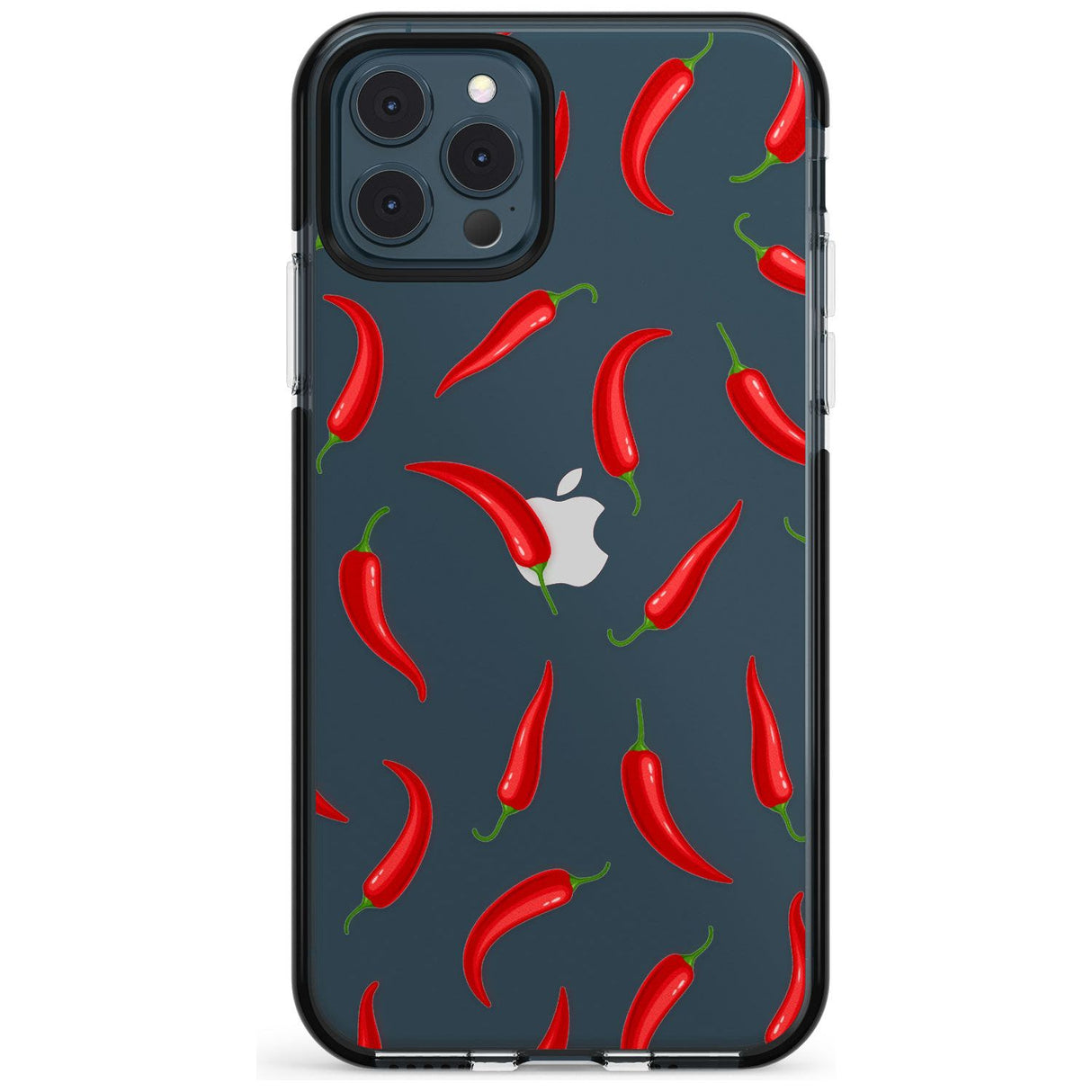 Chilly Pattern Black Impact Phone Case for iPhone 11