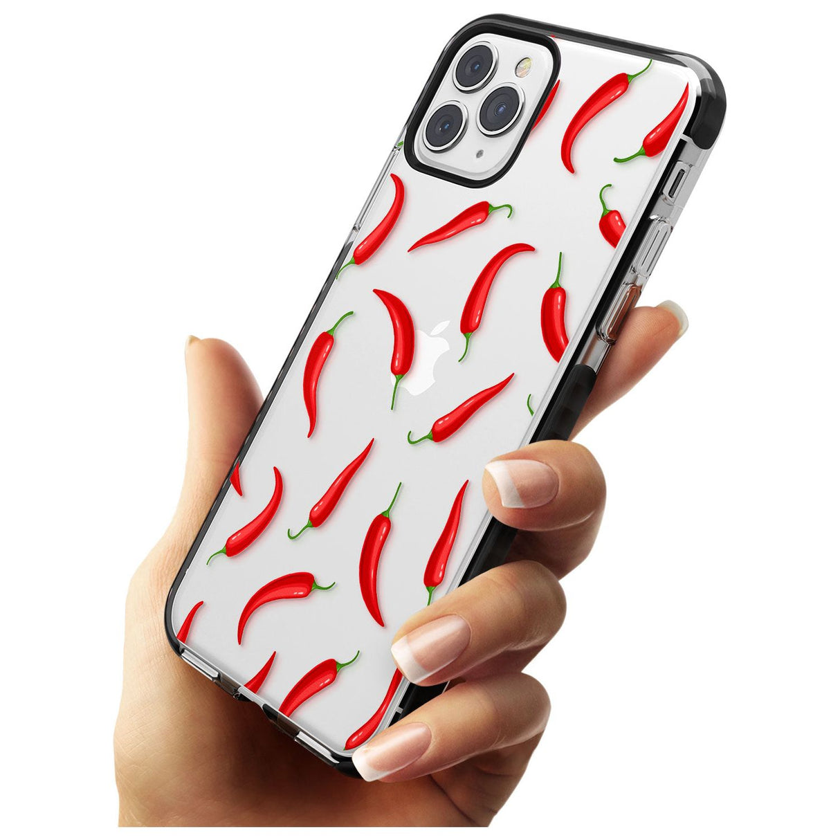 Chilly Pattern Black Impact Phone Case for iPhone 11