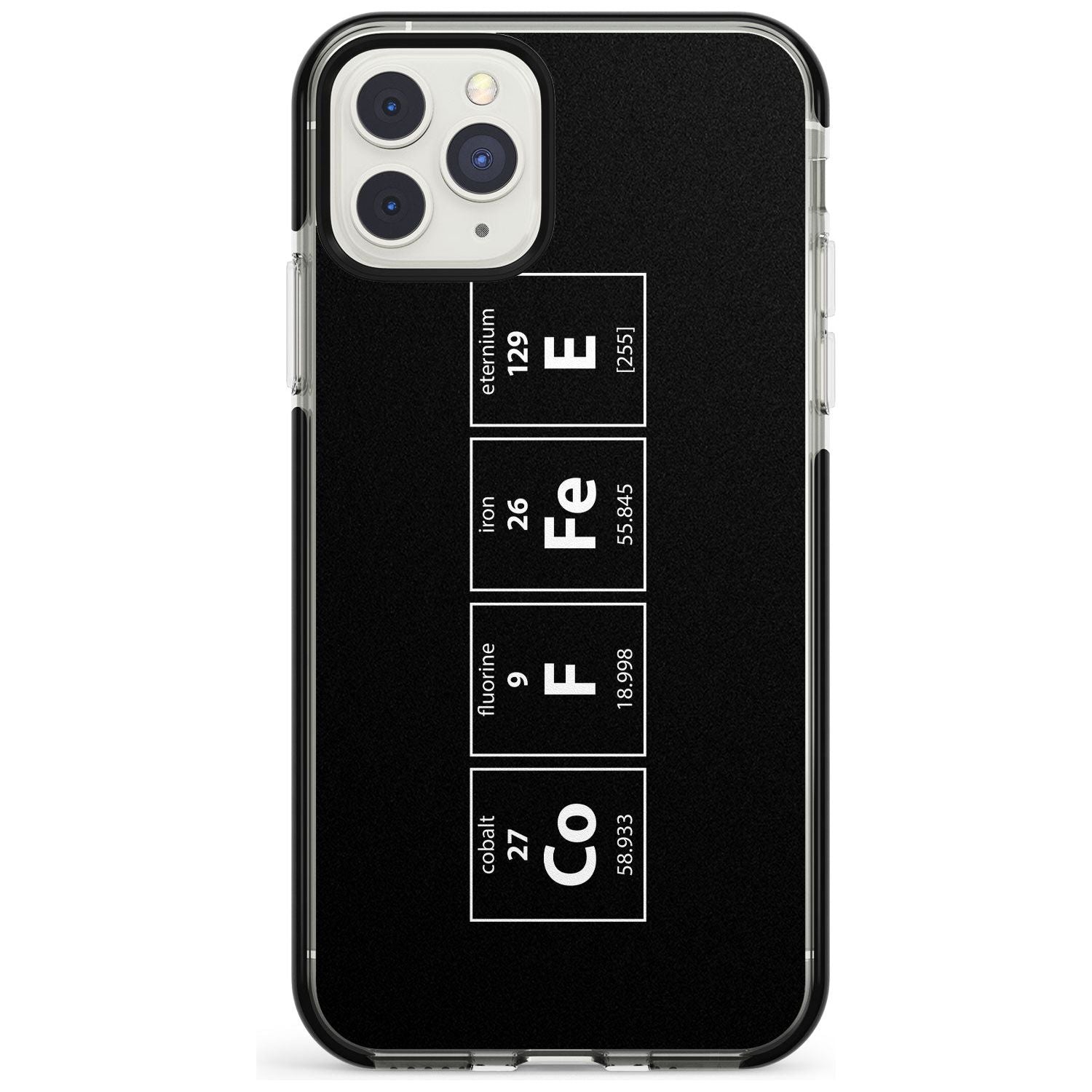 Coffee Element (Black) Black Impact Phone Case for iPhone 11 Pro Max
