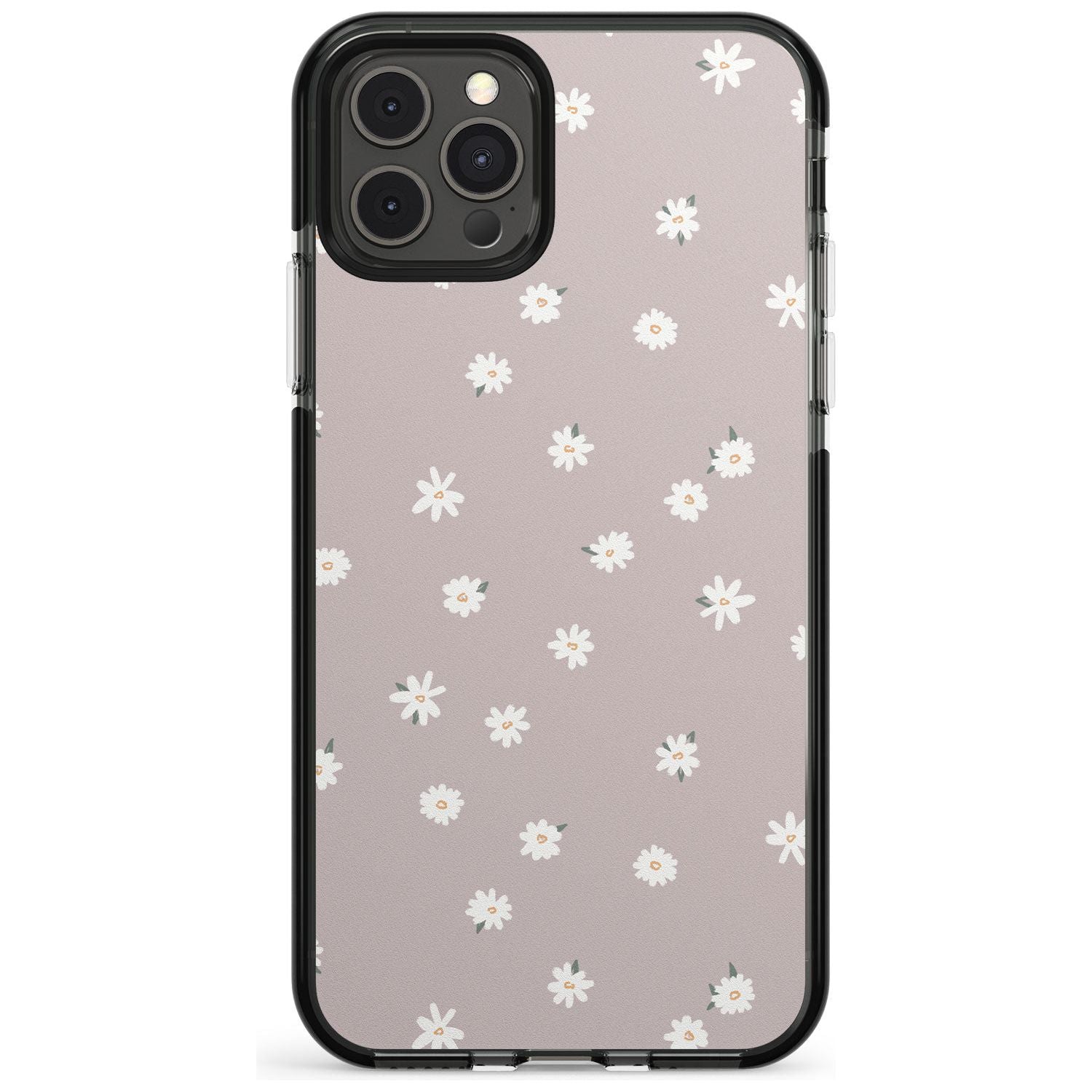 Painted Daises - Dark Pink Cute Floral Design Pink Fade Impact Phone Case for iPhone 11