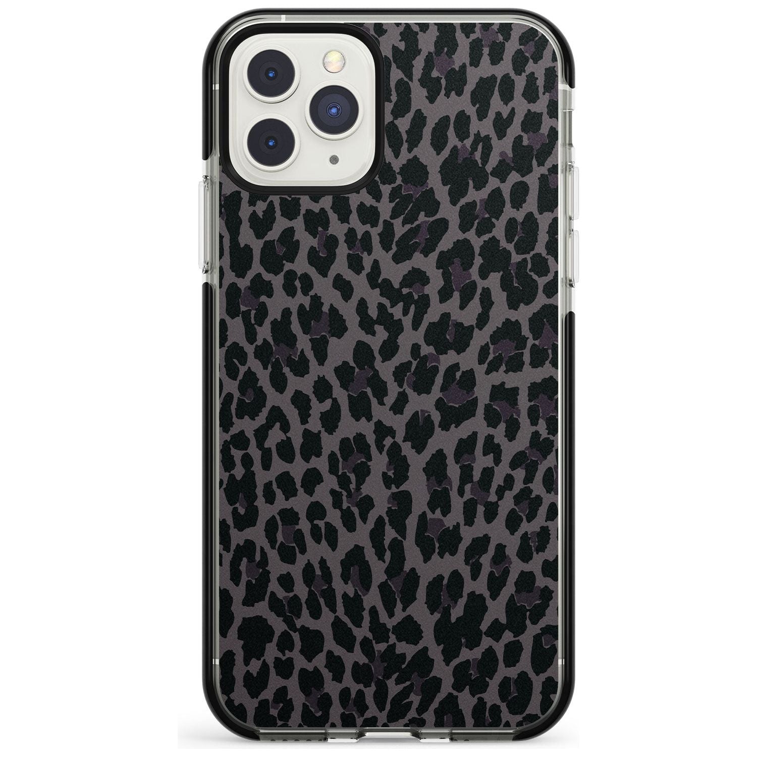 Dark Animal Print Pattern Small Leopard Black Impact Phone Case for iPhone 11 Pro Max