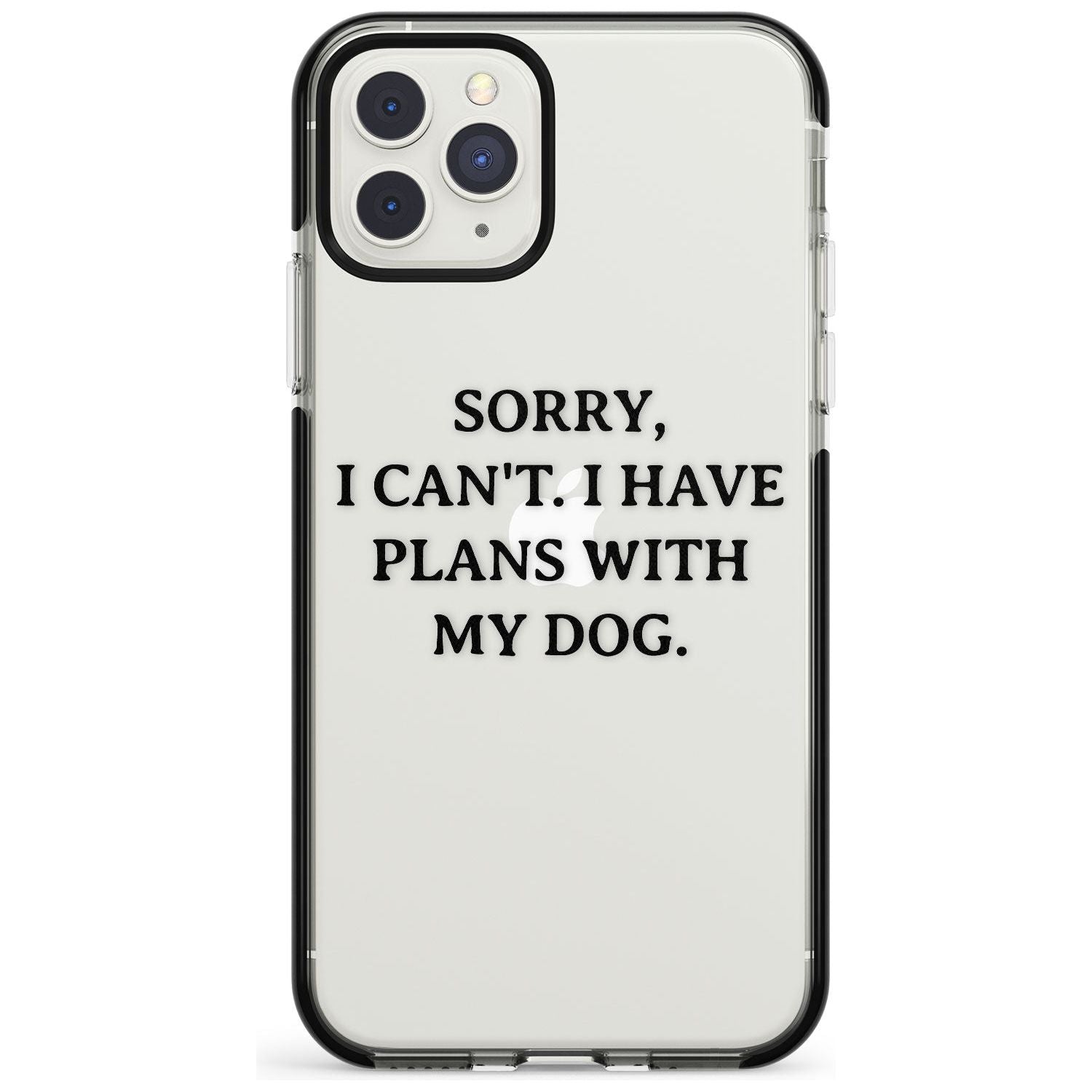 Plans with Dog Black Impact Phone Case for iPhone 11 Pro Max