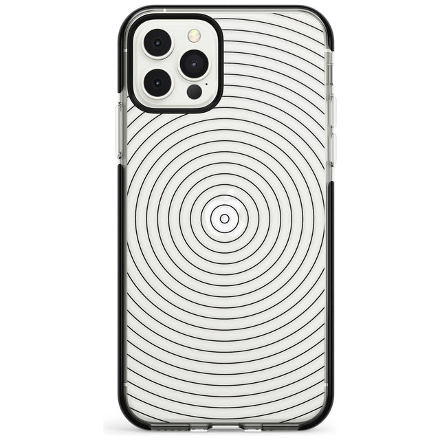 Abstract Lines: Circles Pink Fade Impact Phone Case for iPhone 11