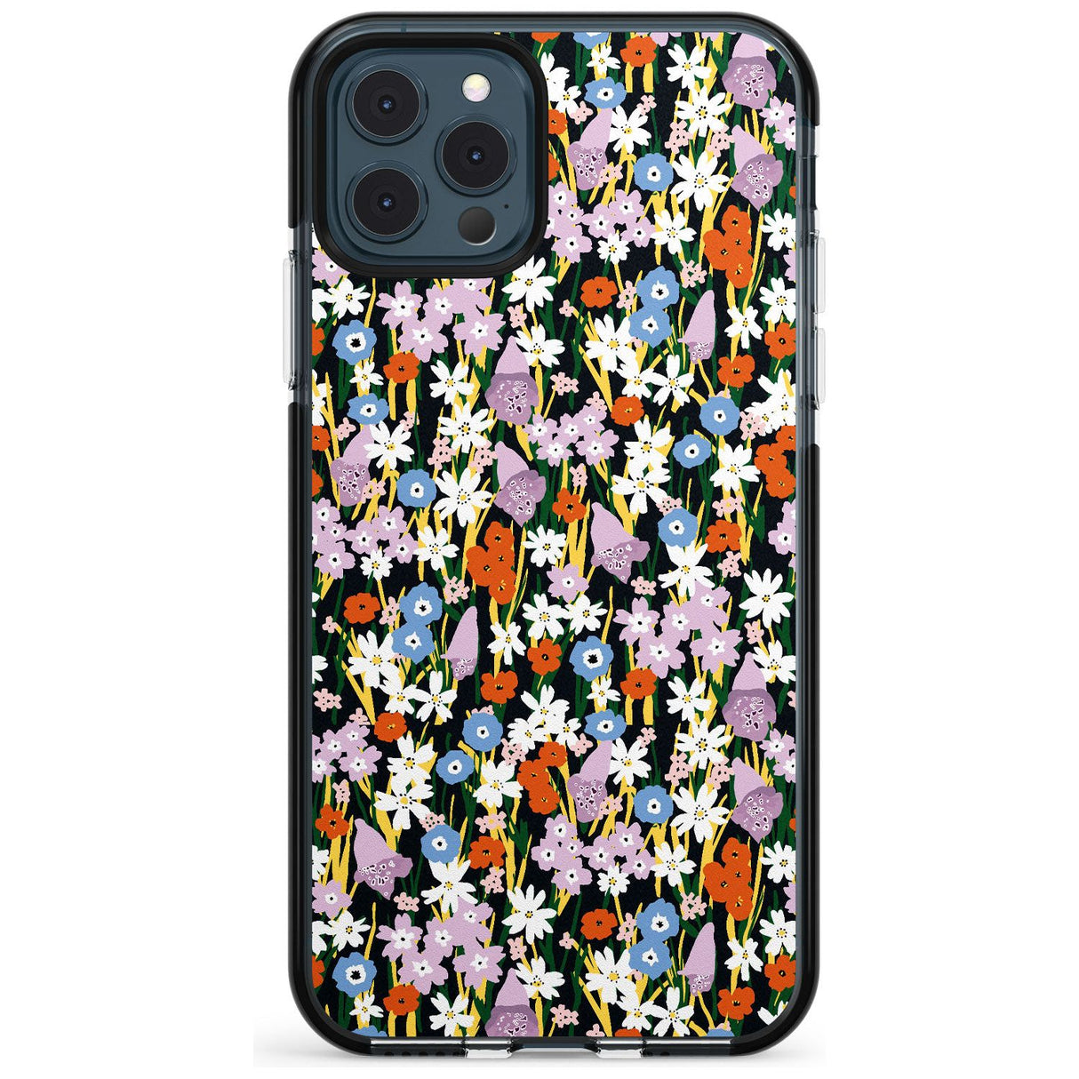Energetic Floral Mix: Solid Pink Fade Impact Phone Case for iPhone 11