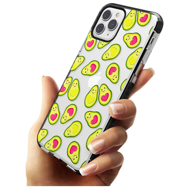 Avocado Love Black Impact Phone Case for iPhone 11
