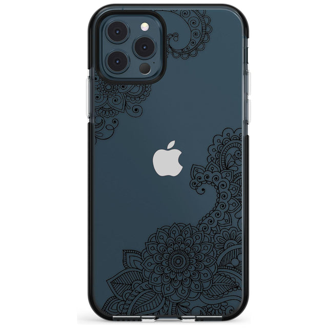 Black Henna Botanicals Black Impact Phone Case for iPhone 11