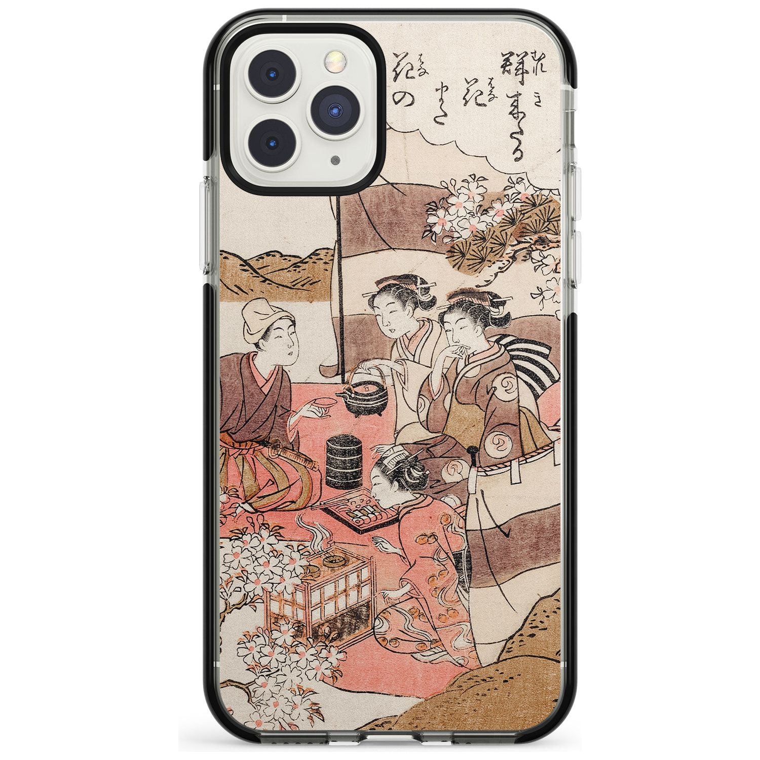 Japanese Afternoon Tea Black Impact Phone Case for iPhone 11 Pro Max