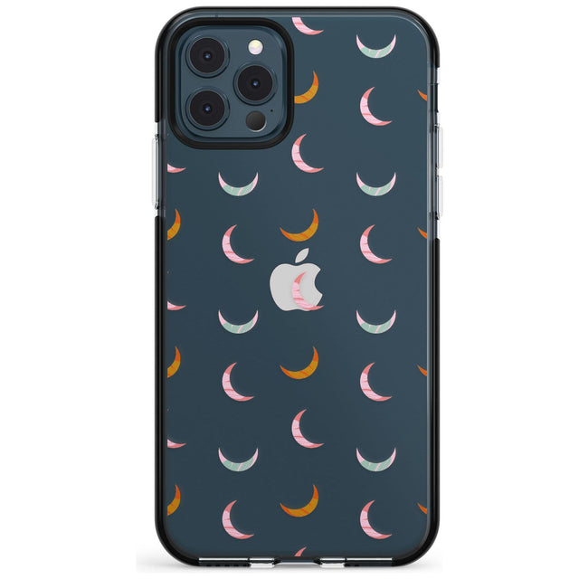 Colourful Crescent Moons Pink Fade Impact Phone Case for iPhone 11