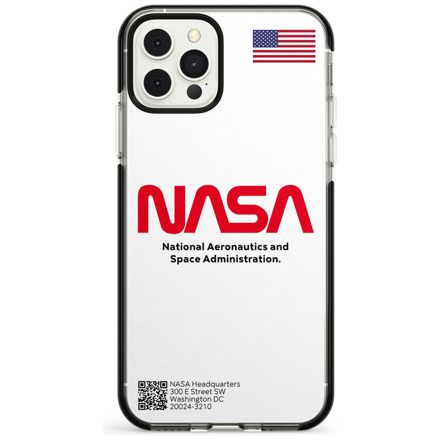 NASA The Worm Black Impact Phone Case for iPhone 11