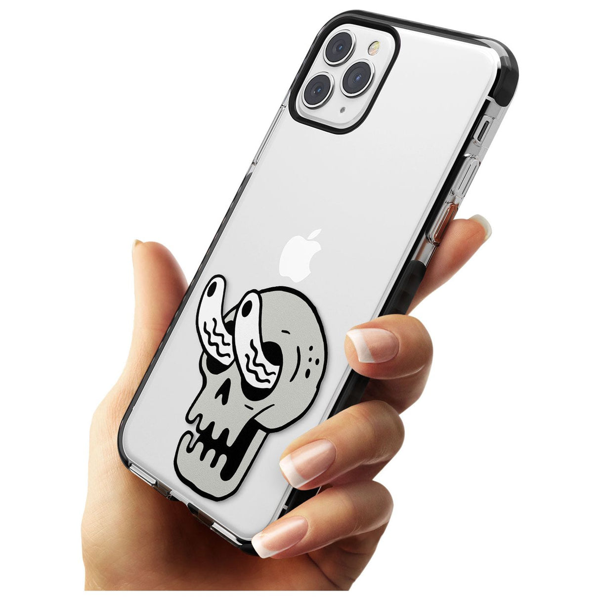 Skull Eyes Black Impact Phone Case for iPhone 11