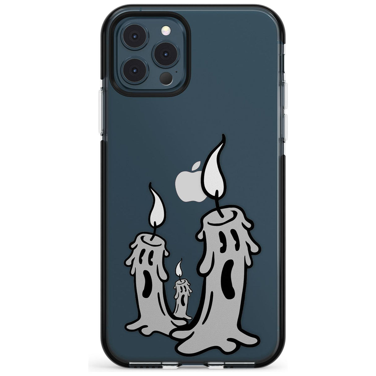 Candle Lit Black Impact Phone Case for iPhone 11