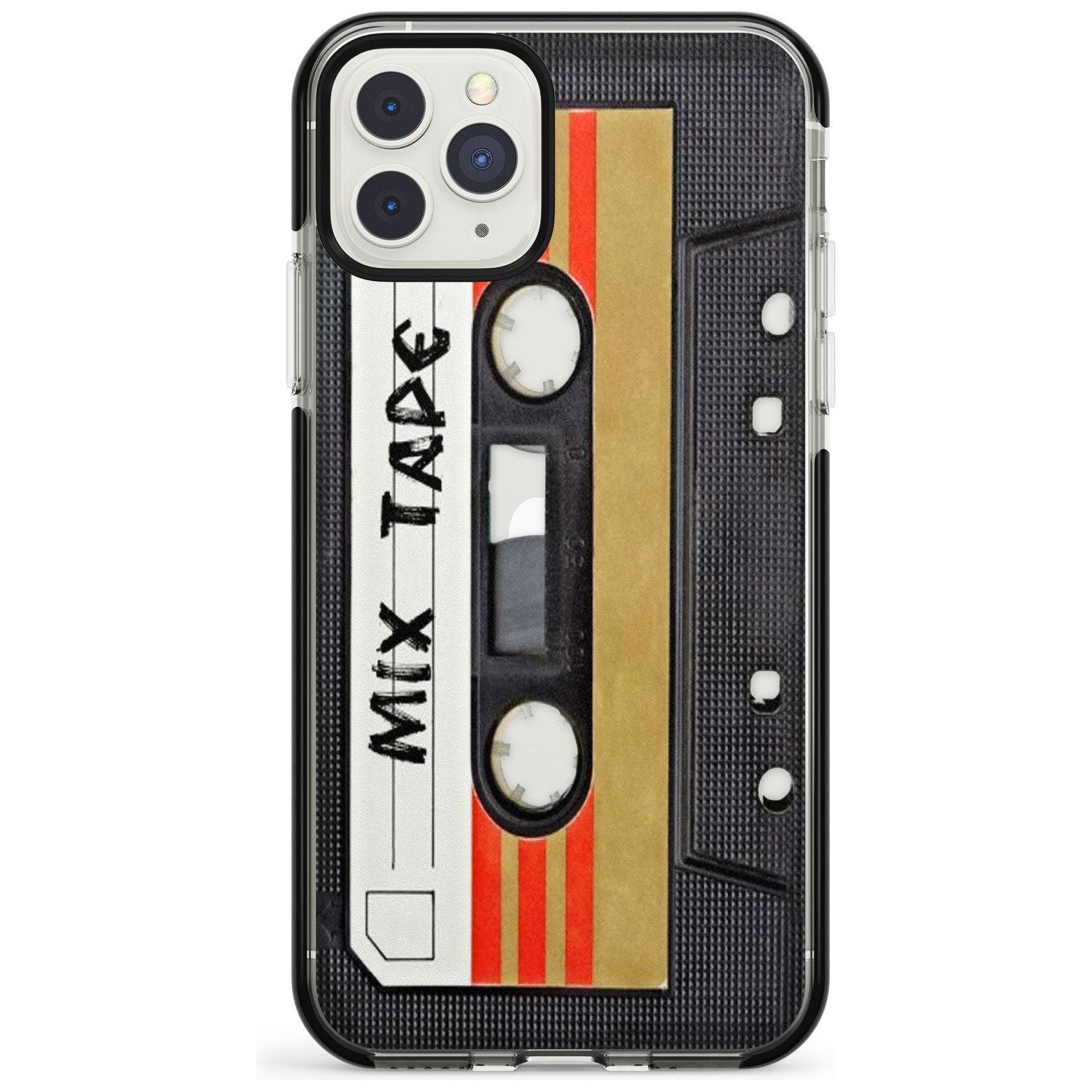 Retro Mix Tape iPhone Case  Black Impact Phone Case - Case Warehouse