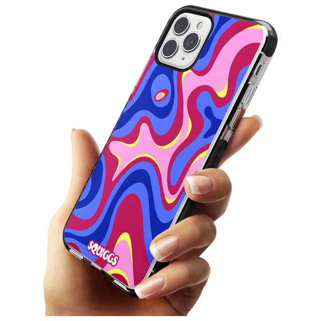 Blue Lava Pink Fade Impact Phone Case for iPhone 11