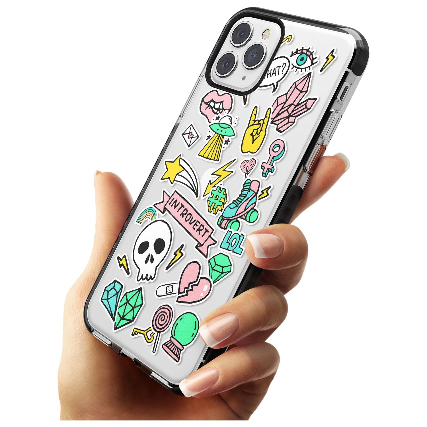 Introvert Sticker  iPhone Case   Phone Case - Case Warehouse