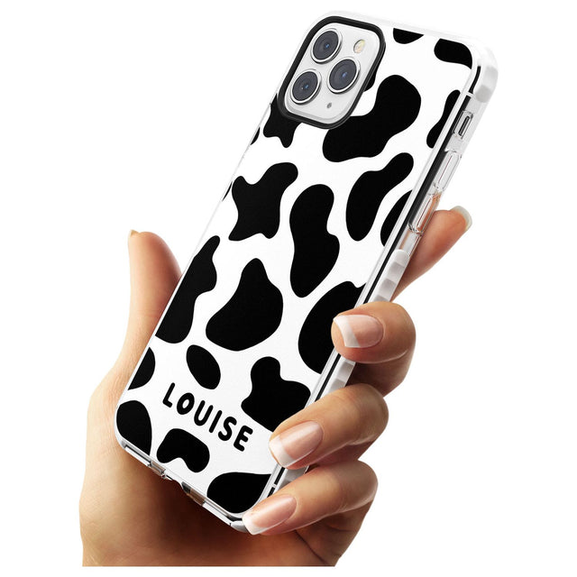 Custom Cow Print Slim TPU Phone Case for iPhone 11 Pro Max