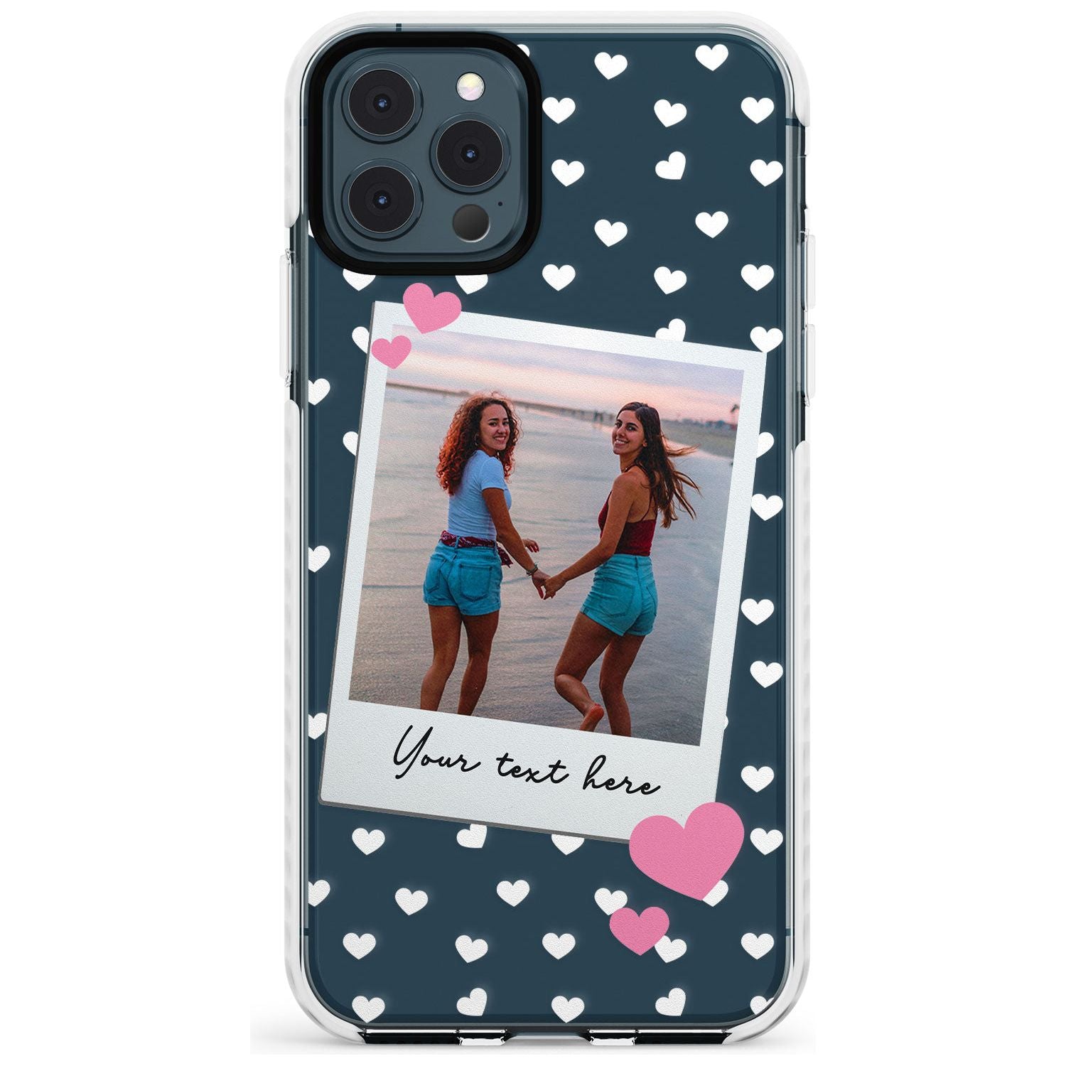 Instant Film & Hearts Slim TPU Phone Case for iPhone 11 Pro Max