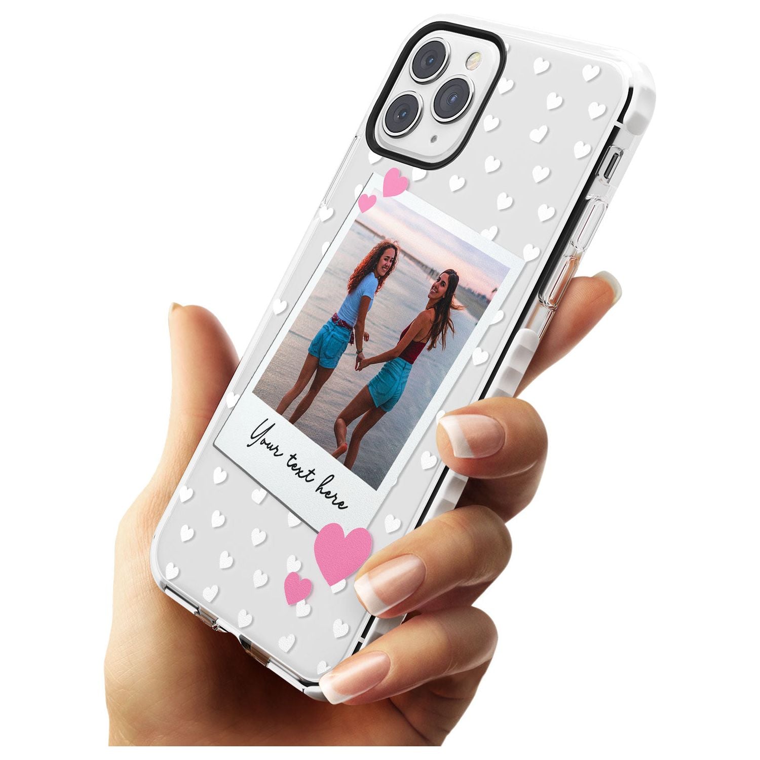 Instant Film & Hearts Slim TPU Phone Case for iPhone 11 Pro Max