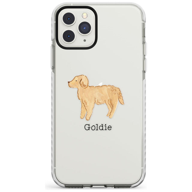 Hand Painted Goldendoodle Impact Phone Case for iPhone 11 Pro Max