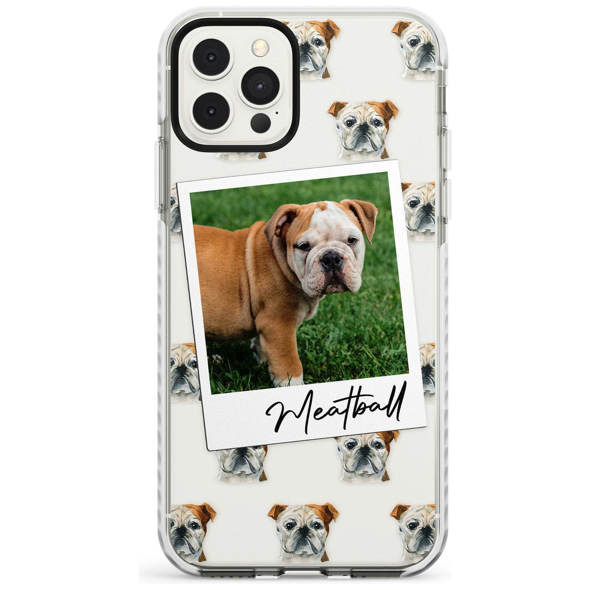 English Bulldog - Custom Dog Photo Slim TPU Phone Case for iPhone 11 Pro Max
