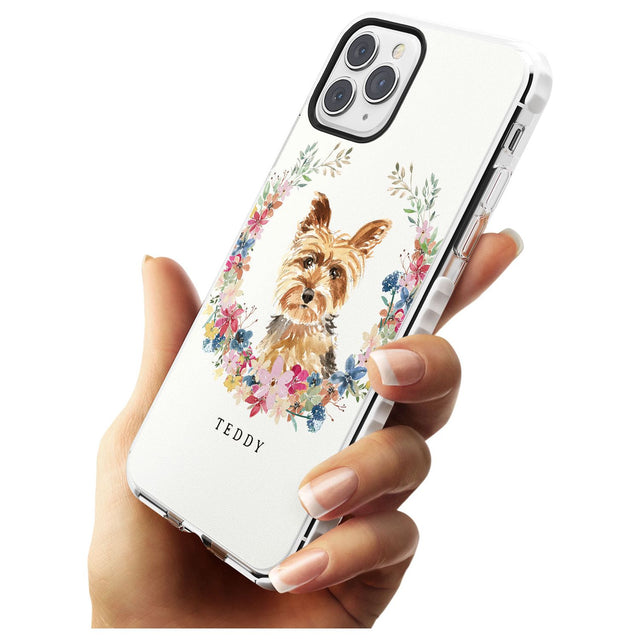 Yorkshire Terrier - Watercolour Dog Portrait Impact Phone Case for iPhone 11 Pro Max
