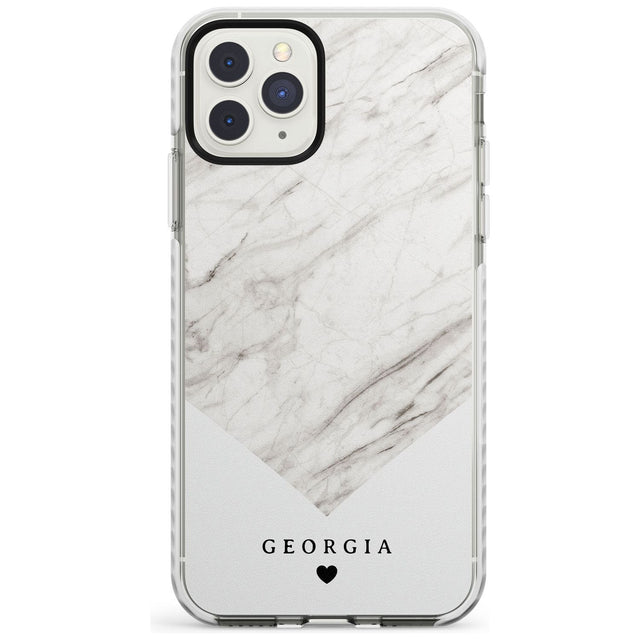 White Marble iPhone Case  Impact Case Custom Phone Case - Case Warehouse