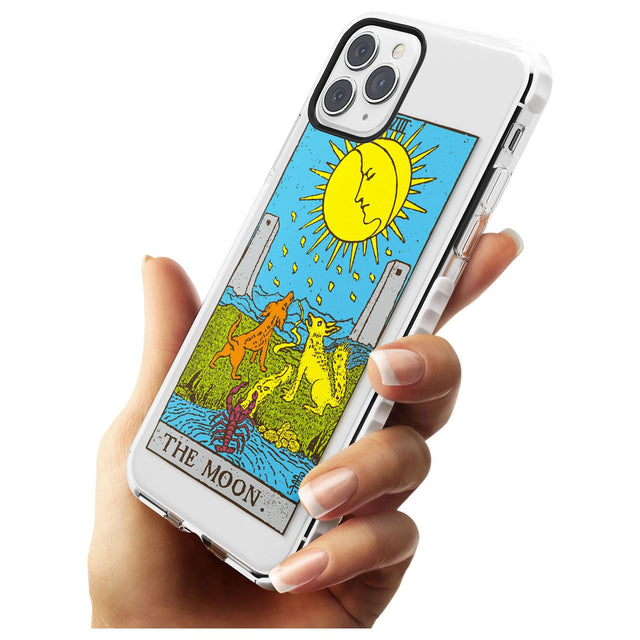 The Moon Tarot Card - Colour Slim TPU Phone Case for iPhone 11 Pro Max